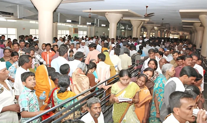 Darshanbari: ( A systematic arrangement for devotees)