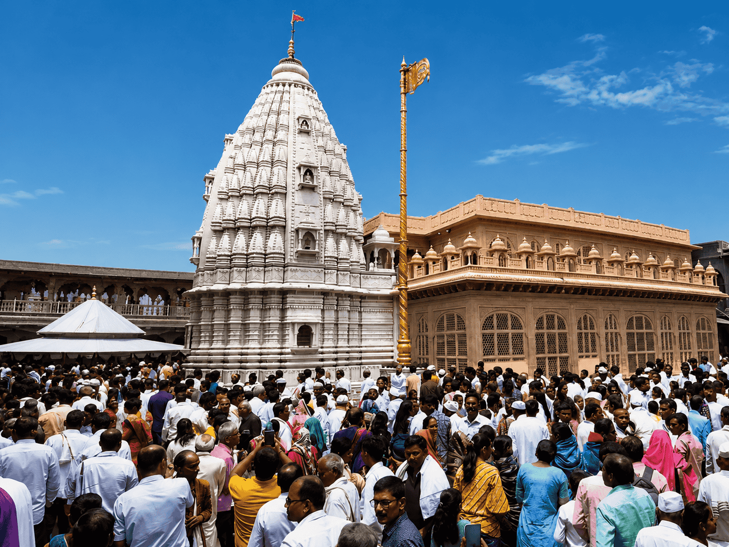 ‘श्रीं‌’चे समाधी मंदिर परिसर